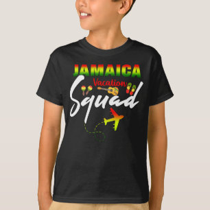 Jamaica Vacation Squad Group Matching Reggae T-Sh T-shirt