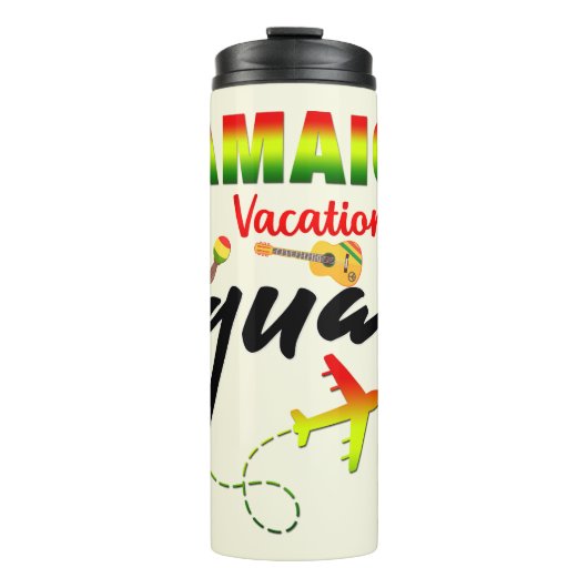 Jamaica Vacation Squad Group Matching Reggae Thermosbeker (Voorkant)