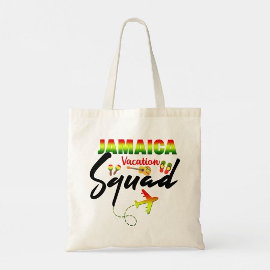Jamaica Vacation Squad Group Matching Reggae Tote Bag (Achterkant)