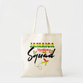 Jamaica Vacation Squad Group Matching Reggae Tote Bag (Voorkant)