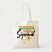 Jamaica Vacation Squad Group Matching Reggae Tote Bag (Voorkant)