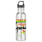 Jamaica Vacation Squad Group Matching Reggae Waterfles (Voorkant)