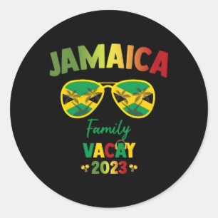 Jamaica Vakantie reis 2023 Ronde Sticker