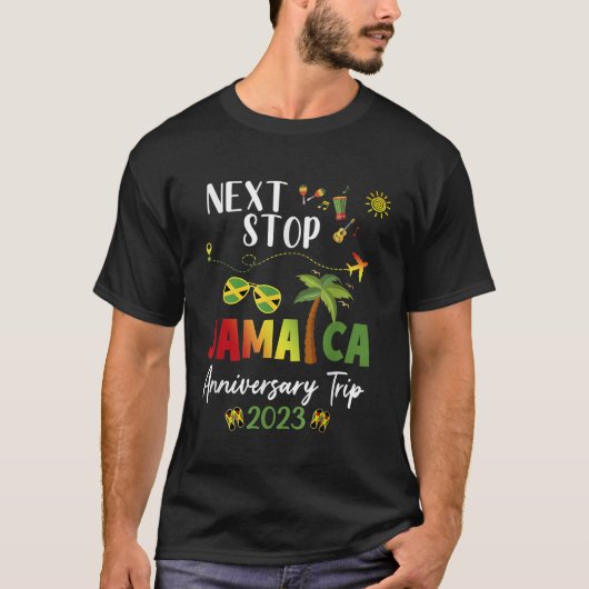 Jamaica vakantiereis 2023 outfits t-shirt (Voorkant)