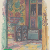 Jamaica veranda leven sticker (Voorkant)