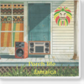 Jamaica veranda leven sticker (Voorkant)