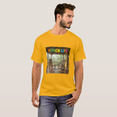 Jamaica veranda leven t-shirt (Voorkant volledig)
