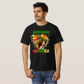 Jamaica Verjaardag Meisje Matching Crew Reisgroep T-shirt (Voorkant volledig)