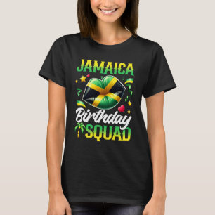 Jamaica Verjaardag Squad Meisjes Bachelor Party Ja T-shirt