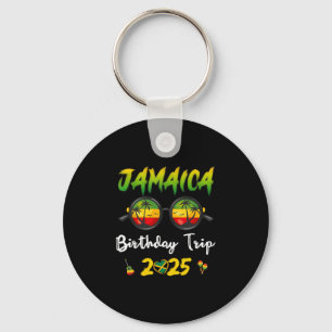 Jamaica Verjaardagsreis 2025 Grappige Gezinsvakant Sleutelhanger