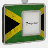 Jamaica Verzilverd Omlijst Ornament (Rechts)