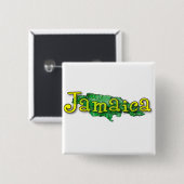 Jamaica Vierkante Button 5,1 Cm (Voorkant /achterkant)