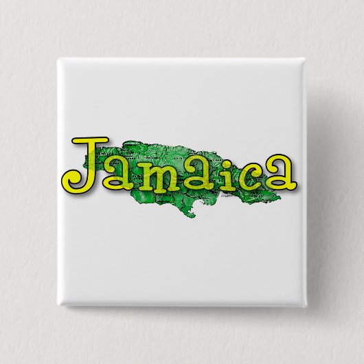 Jamaica Vierkante Button 5,1 Cm (Voorkant)