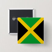 Jamaica Vierkante Button 5,1 Cm (Voorkant /achterkant)