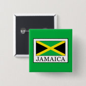 Jamaica Vierkante Button 5,1 Cm (Voorkant /achterkant)