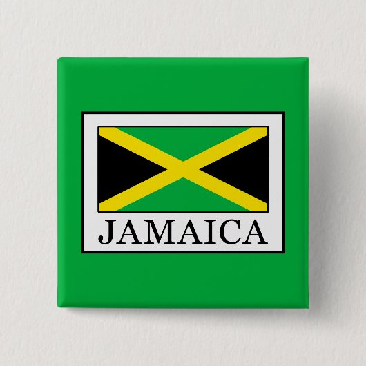 Jamaica Vierkante Button 5,1 Cm (Voorkant)