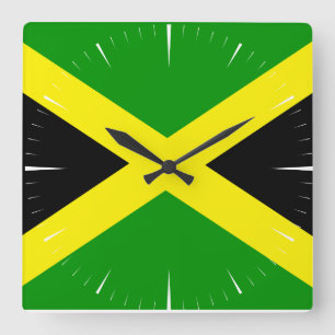 Jamaica Vierkante Klok