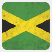 Jamaica Vierkante Sticker (Voorkant)