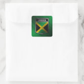 Jamaica Vierkante Sticker (Tas)