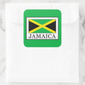 Jamaica Vierkante Sticker (Tas)