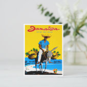 Jamaica vintage-briefkaart briefkaart (Staand voorkant)