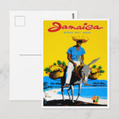 Jamaica vintage-briefkaart briefkaart (Voorkant / Achterkant)