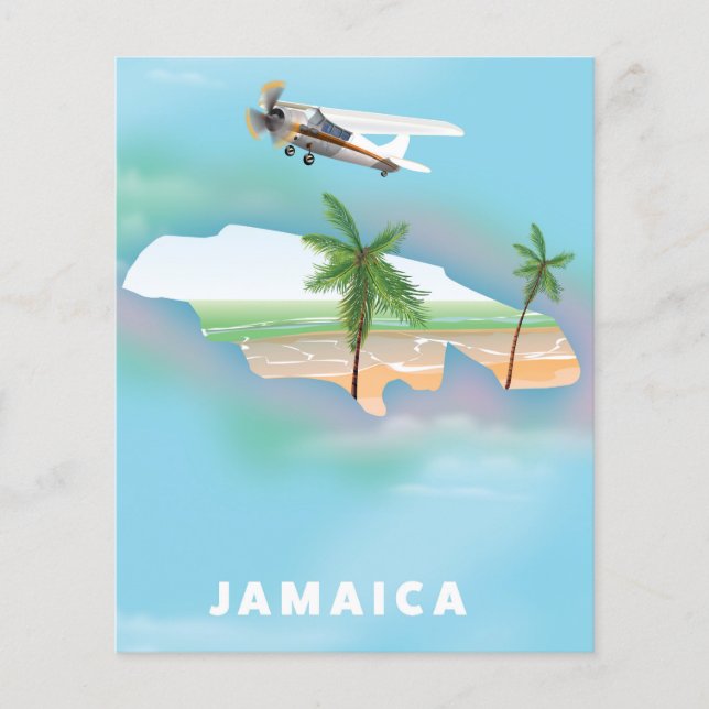 Jamaica Vintage-poster (Voorkant)