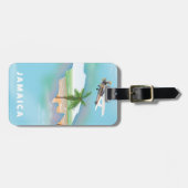 Jamaica Vintage-poster Bagagelabel (Voorkant horizontaal)