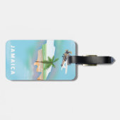 Jamaica Vintage-poster Bagagelabel (Achterkant horizontaal)