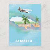 Jamaica Vintage-poster Briefkaart (Voorkant)