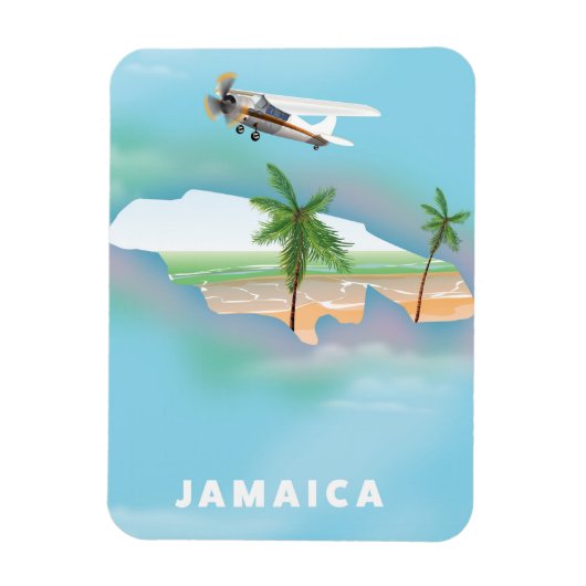 Jamaica Vintage-poster Magneet (Verticaal)