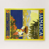 Jamaica, vintage reisposter legpuzzel (Horizontaal)