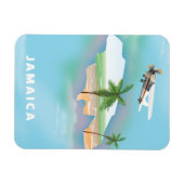 Jamaica Vintage reisposter Magneet (Horizontaal)
