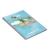 Jamaica Vintage reisposter Notitieboek (Rechterzijde)