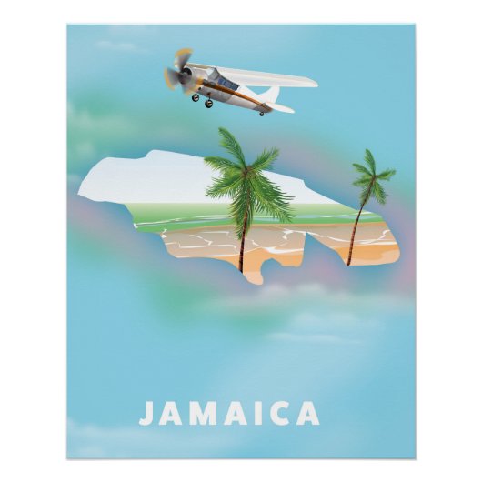 Jamaica Vintage-reisposter Perfect Poster (Voorkant)