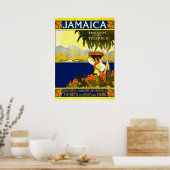 Jamaica, vintage reisposter poster (Keuken)