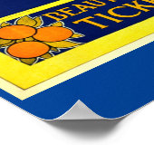 Jamaica, vintage reisposter poster (Hoek)