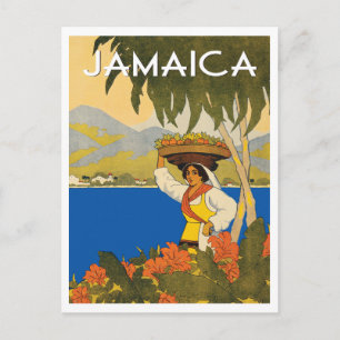 Jamaica vintage-reisstijl briefkaart