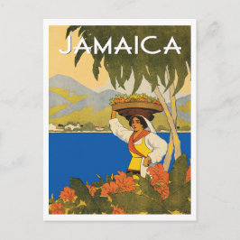 Jamaica vintage-reisstijl briefkaart