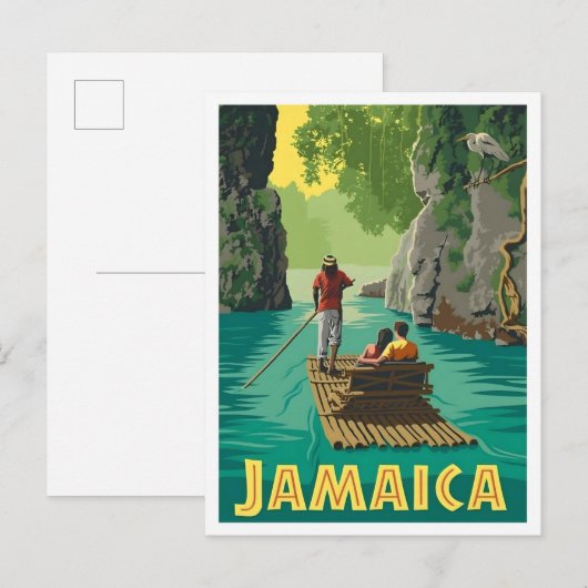 Jamaica Vintage Reizen  Briefkaart (Voorkant / Achterkant)
