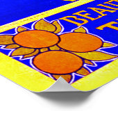 Jamaica ~ Vintage Travel Canvas Poster (Hoek)