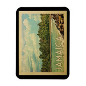 Jamaica Vintage Travel Magneet (Verticaal)