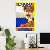 Jamaica Vintage Travel Poster (Thuiskantoor)