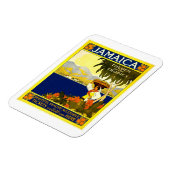 Jamaica Vintage Travel Poster Magneet (Linkerzijde)