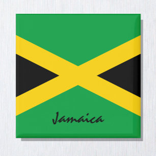 Jamaica vlag & Amerikaanse feestdag- en sportfans Magneet