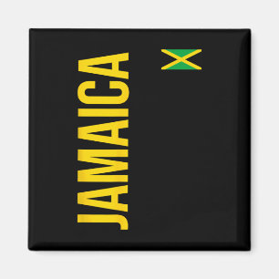Jamaica Vlag Atletisch Voetbal Sport T-Shirt Magneet