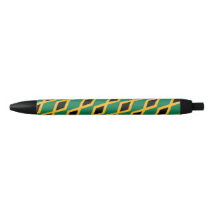 Jamaica vlag balpen zwarte inkt pen
