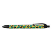 Jamaica vlag balpen zwarte inkt pen (Bovenkant)