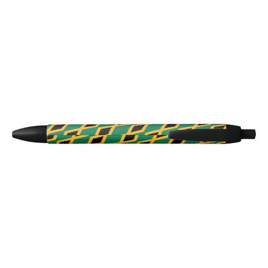 Jamaica vlag balpen zwarte inkt pen (Achterkant)