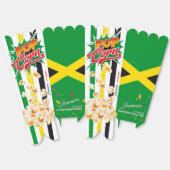 Jamaica vlag bedankdoosjes (Ongevouwen)